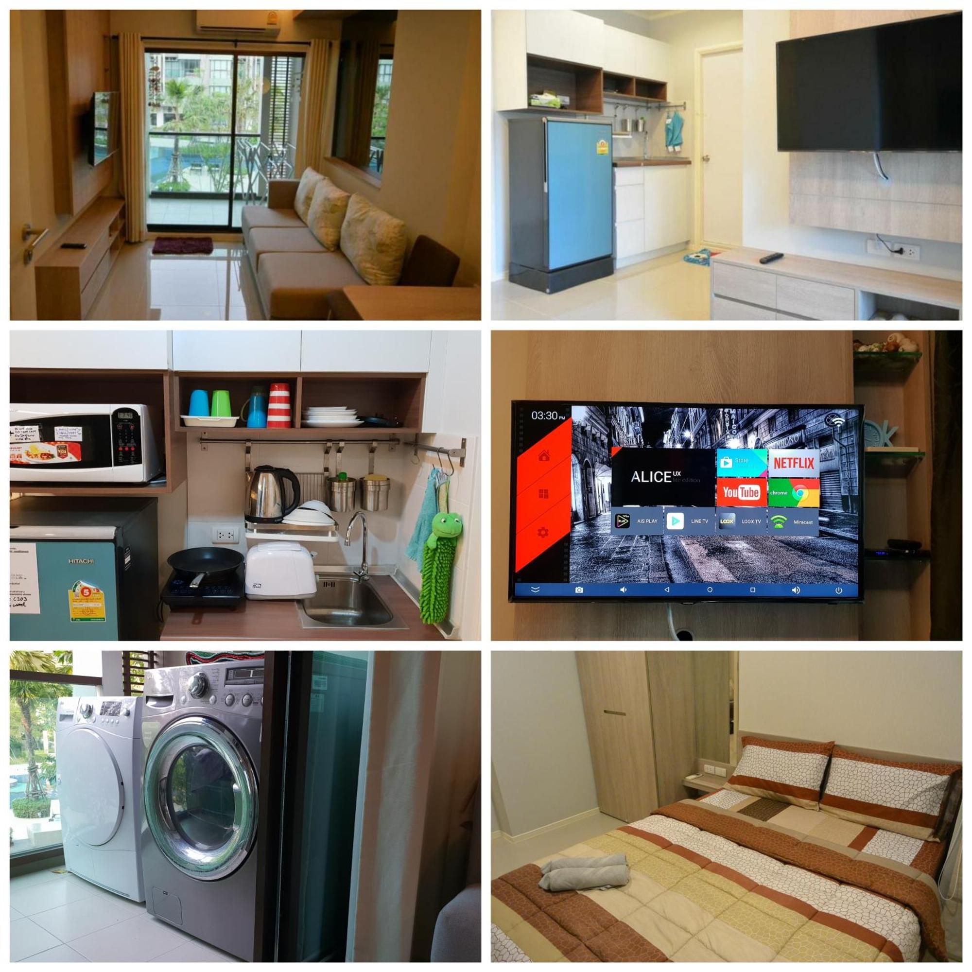 Lpn Beachfront Wifi 10 Meters To 1br ติดทะเล Apartment *